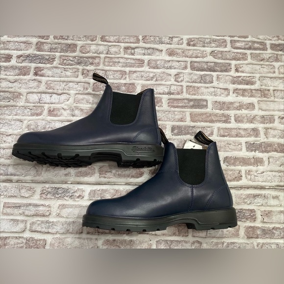 Blundstone Boots 2246 Navy Blue 10.5 11.5US New With Tags Work SPS Slip On - Picture 2 of 7